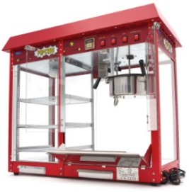 pop corn machine and warmin showcase hw p8/hw p16